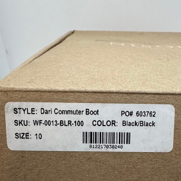 Nisolo Dari Commuter Boot – Black Leather -- Zips up the back – Size 10 - NEW - Picture 10 of 11